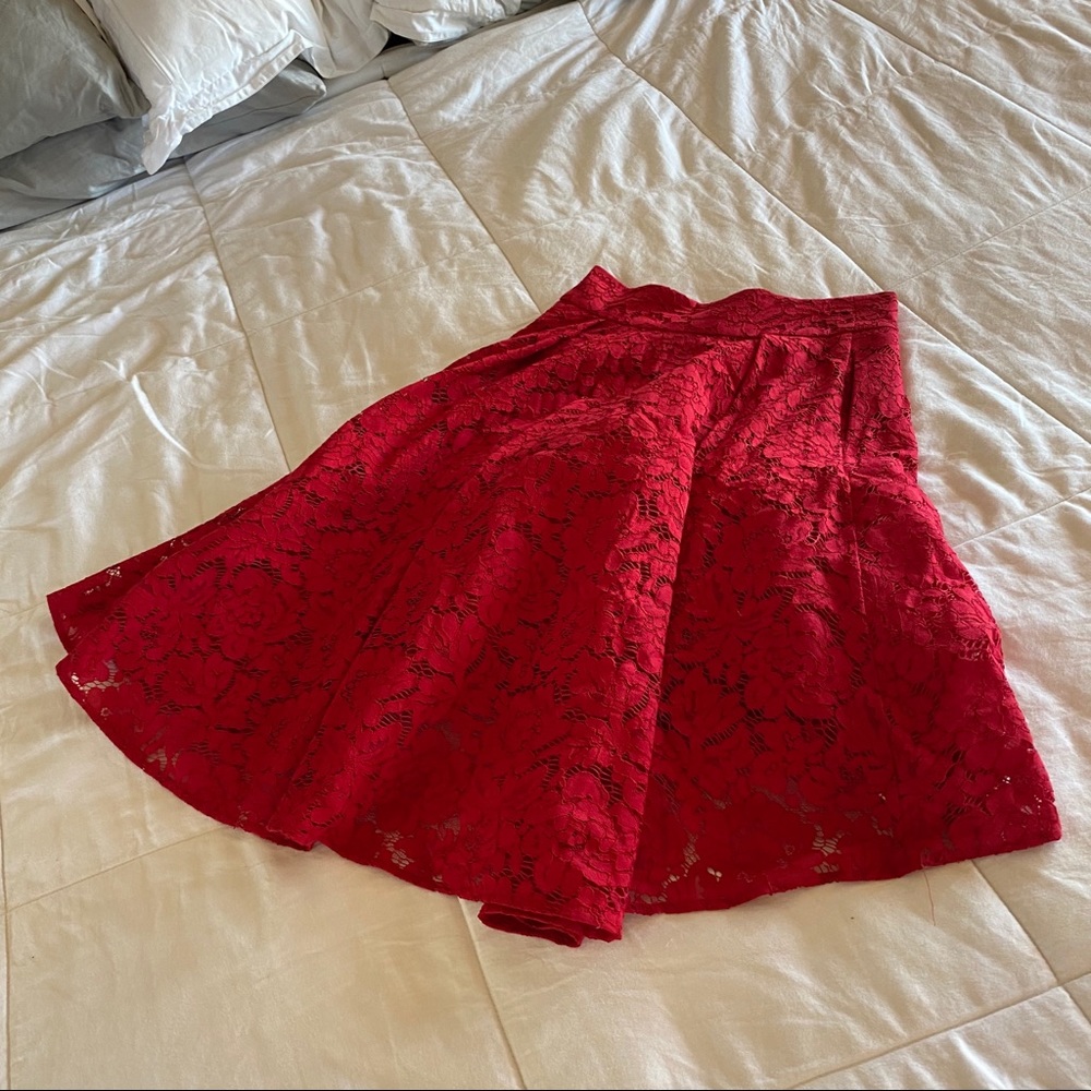 Marciano by Guess high waisted red skirt